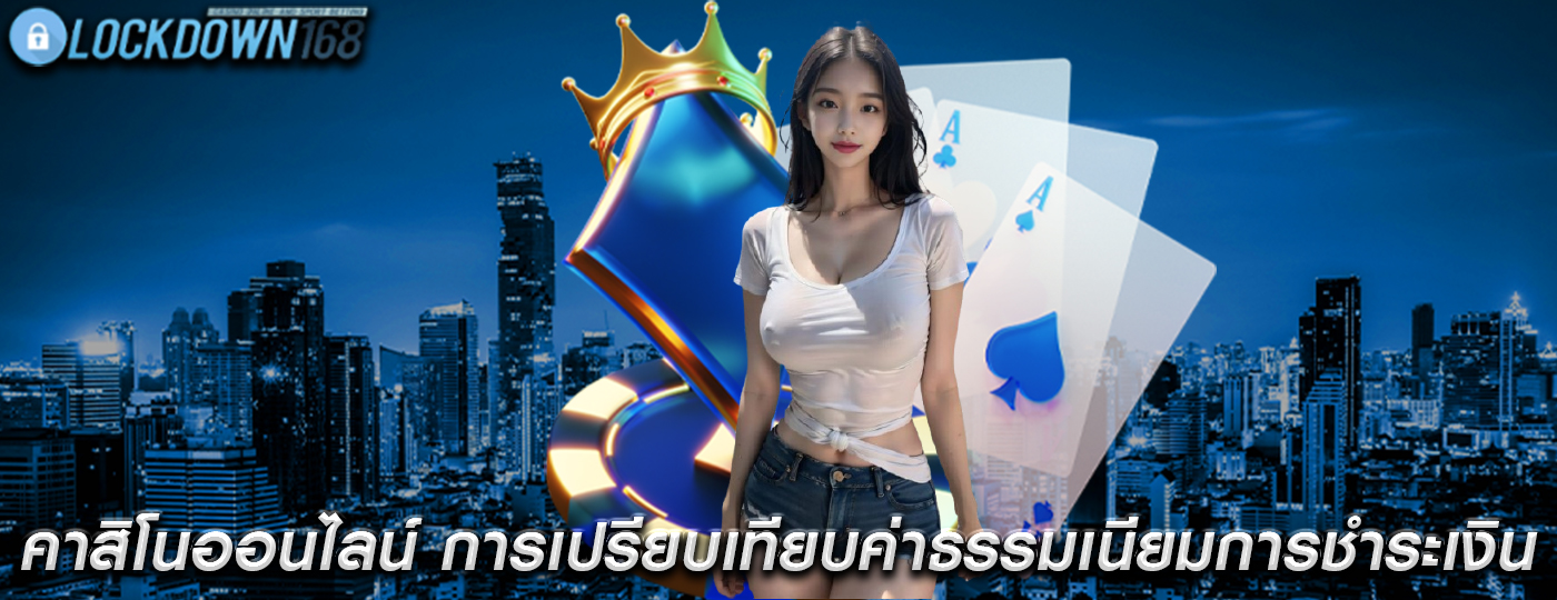 คาสิโนออนไลน์ การเปรียบเทียบค่าธรรมเนียมการชำระเงิน